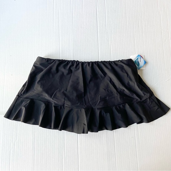 croft & barrow Other - Croft & Barrow Women's Black Tummy Slimmer Bottom  Swim Skirt 16W Skirtini